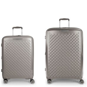 Gabol Queens 4 wheels Suitcase set 2-piece with expansion pleat Gabol Queens 4 wheels Suitcase set 2-piece with expansion pleat