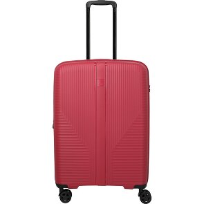 Travelite Air Stripe 4 wheels Trolley M 66 cm with expansion pleat