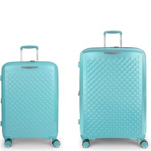 Gabol Queens 4 wheels Suitcase set 2-piece with expansion pleat