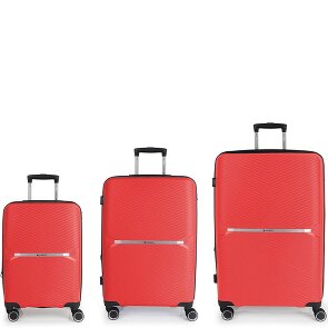 Gabol Kume 4 wheels Suitcase set 3-piece with expansion pleat