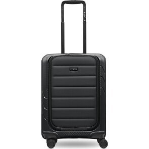 Redolz Essentials 17 4-wheel cabin trolley 55 cm soft-pocket laptop compartment
