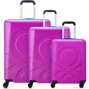 Delsey Paris x United Colors of Benetton Fabrica 4-wheel suitcase set 3 pcs.