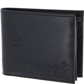 oxmox Leather Wallet RFID protection Genuine Leather 12 cm