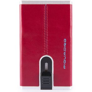 Piquadro Blue Square credit card case RFID leather 6 cm Piquadro Blue Square credit card case RFID leather 6 cm