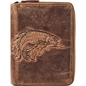 Greenburry Huntsman Wallet RFID protection Genuine Leather 10 cm