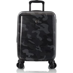 Heys Black Camo 4 wheels Cabin trolley S 53 cm with expansion pleat