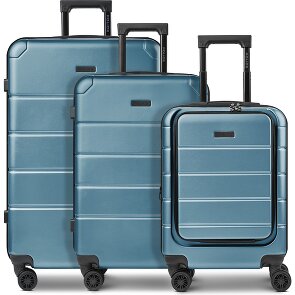 Police Dublin 4 wheels Suitcase set 3-piece Expandable