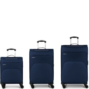 Gabol Zambia 4 wheels Suitcase set 3-piece with expansion pleat