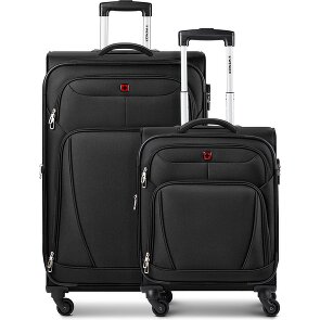 Wenger Beaumont 4-wheel Suitcase Set (S+L) expandable gusset