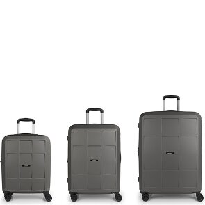 Gabol Montreal 4 wheels Suitcase set 3-piece with expansion pleat