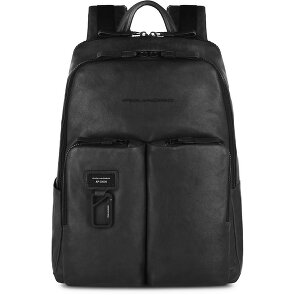 Piquadro Harper backpack RFID leather 40 cm laptop compartment