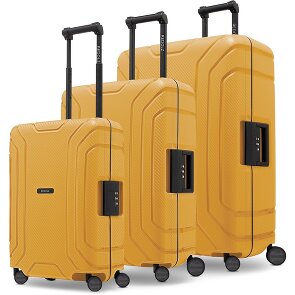 Redolz Essentials 15 4-wheel suitcase set 3-piece with three-point closure Redolz Essentials 15 4-wheel suitcase set 3-piece with three-point closure