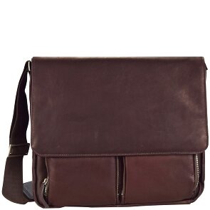 Dermata Messenger leather 40 cm laptop compartment