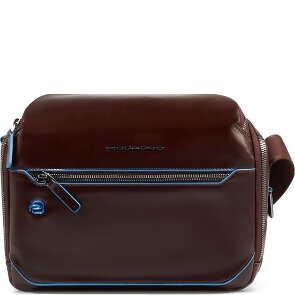 Piquadro Blue Square Shoulder bag Leather 27 cm