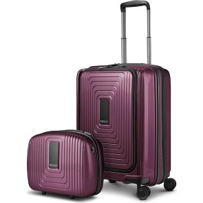 Redolz Essentials 14 suitcase set 2 pcs. cabin trolley with stretch fold + beauty case