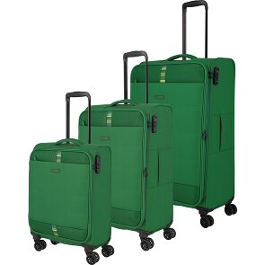 Travelite Rügen 4 wheels Suitcase set 3-piece with expansion pleat