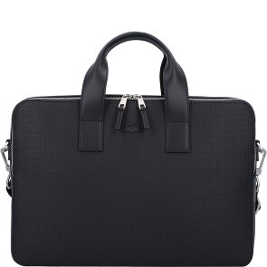 Lacoste Chantaco briefcase leather 39 cm laptop compartment
