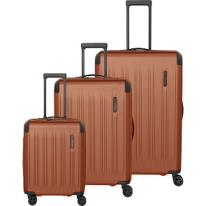Travelite Dynamiic 4 wheels Suitcase set 3-piece with expansion pleat