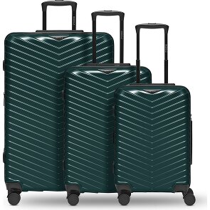 Redolz Essentials 18 4 wheels Suitcase set 3-piece with expansion pleat