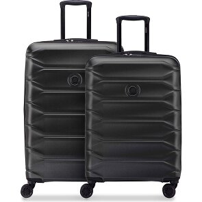 Delsey Paris Meteor 4-wheel Suitcase set (M+L) expandable