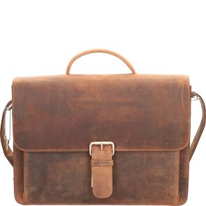 Plevier Retro Darwin Briefcase Leather 41 cm Laptop compartment