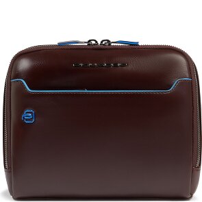 Piquadro Blue Square Shoulder bag Leather 21 cm