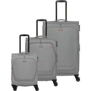 Travelite Umbria 4 wheels Suitcase set 3-piece with expansion pleat