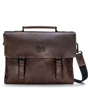 Farmhood Nashville briefcase XL 2 compartments leather 39 cm