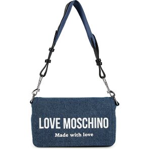 Love Moschino Denim Signature Love Shoulder Bag 24 cm