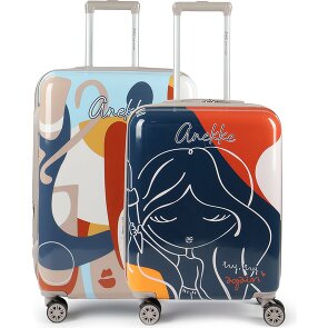 Anekke Eikon 4 wheels Suitcase set 2-piece with expansion pleat