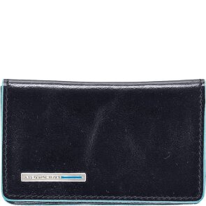 Piquadro Blue Square Business card case Genuine Leather 10 cm