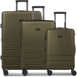 camel active Hanoi 4 wheels Suitcase set 3-piece with expansion pleat