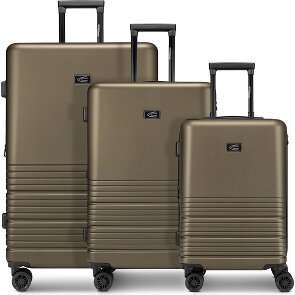 camel active Hanoi 4 wheels Suitcase set 3-piece with expansion pleat