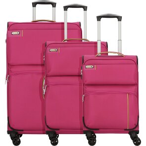 d&n Travel Line 6704 4 Roll Suitcase Set 3pcs.