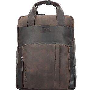 Strellson Brick Lane backpack leather 42 cm laptop compartment