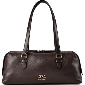 Karl Lagerfeld Autograph Shoulder Bag Genuine Leather 35 cm