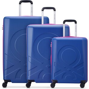Delsey Paris x United Colors of Benetton Fabrica 4-wheel suitcase set 3 pcs.