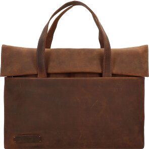 Plevier 500 series briefcase leather 42 cm laptop compartment