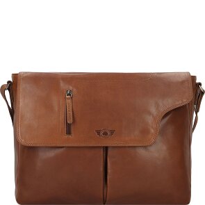 Greenburry Vintage Briefcases Messenger Leather 40 cm Laptop compartment
