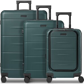 Police London 4 wheels Suitcase set 3-piece Expandable
