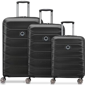 Delsey Paris Meteor 4 wheels Suitcase set 3-piece with expansion pleat