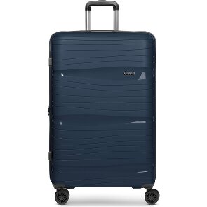 d&n Travel Line 4300-Plus 4 wheels Trolley L 76 cm with expansion pleat