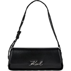 Karl Lagerfeld Signature Shoulder Bag Genuine Leather 32 cm