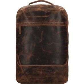 Greenburry Vintage travel backpack leather 48 cm laptop compartment