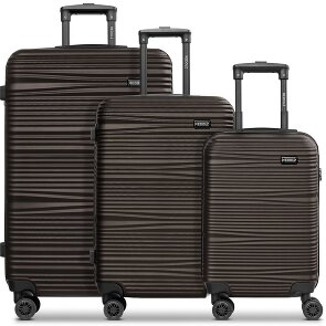 Redolz Essentials 16 3-SET 4 wheels Suitcase set 3-piece