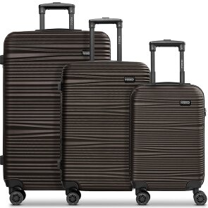 Redolz Essentials 16 3-SET 4 wheels Suitcase set 3-piece