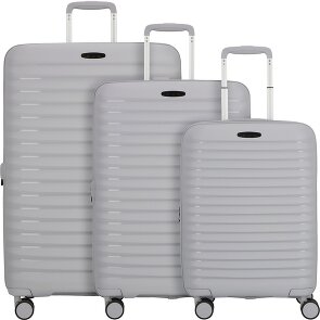 d&n Travel Line 4500 4 wheels Suitcase set 3-piece with expansion pleat