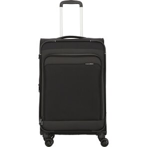 d&n Travel Line 9504 4 wheels Trolley M 67 cm with expansion pleat