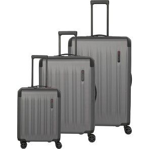 Travelite Dynamiic 4 wheels Suitcase set 3-piece with expansion pleat