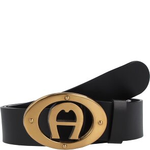 Aigner Logo belt leather